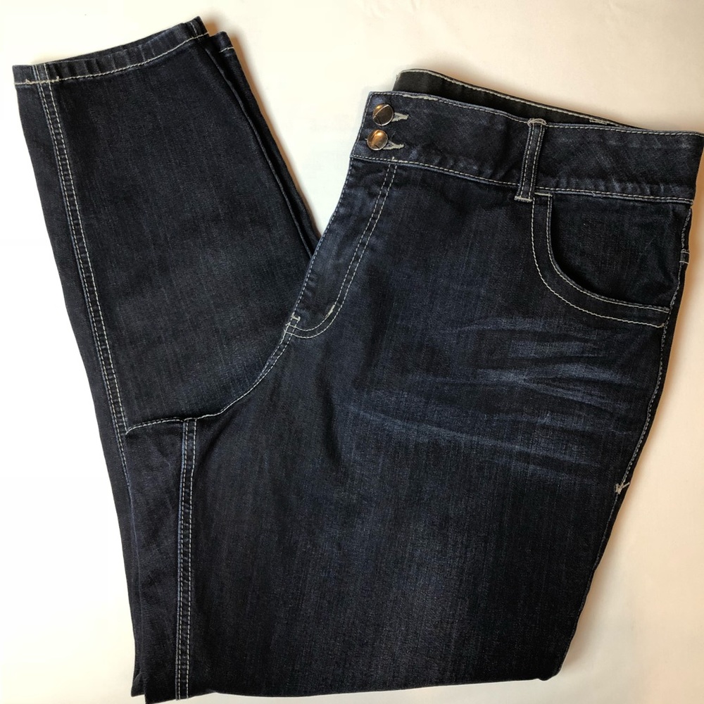 Lane Bryant women’s plus dark skinny jeans 22